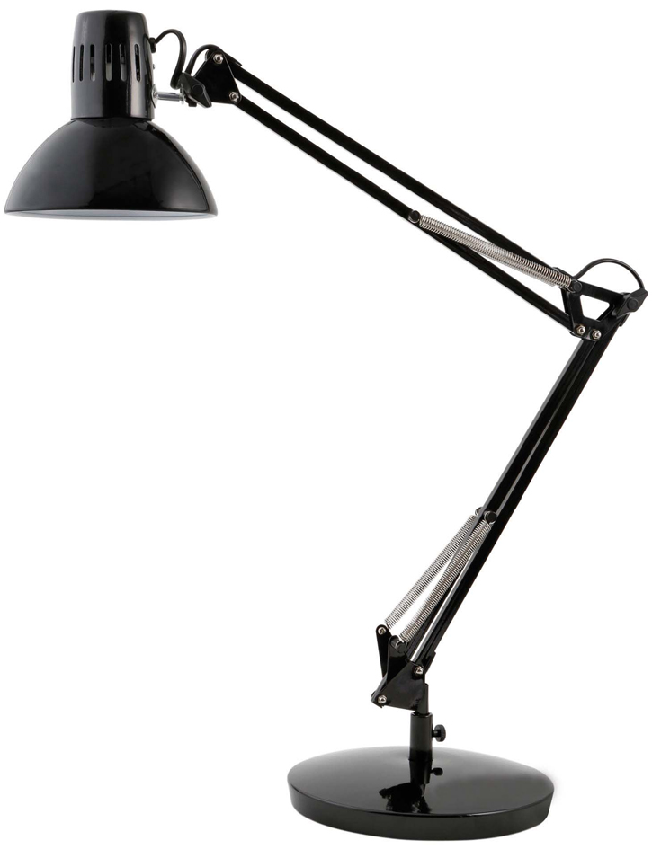 ALBA Lampe de bureau 'ARCHI', pince/socle, noir