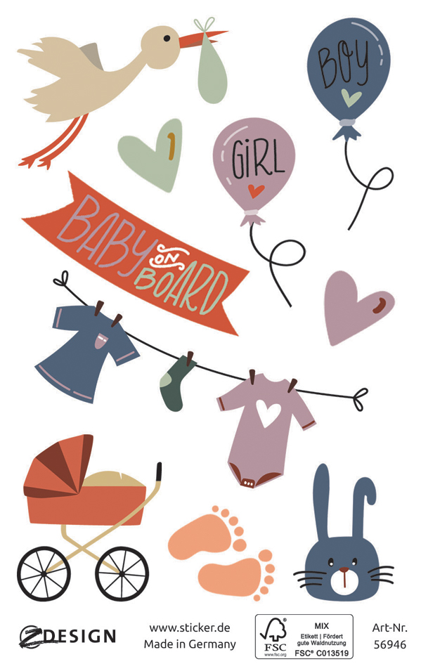 Sticker papier "Bébé"
