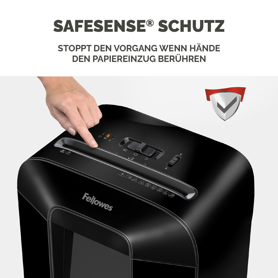 Visuel de référence : Safesense arrête le processus au toucher