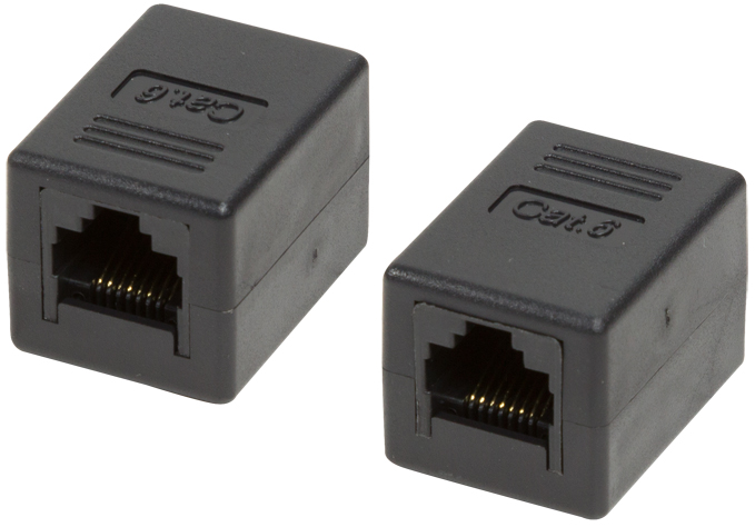 LogiLink Coupleur pour câble Patch Cat.6, non blindé