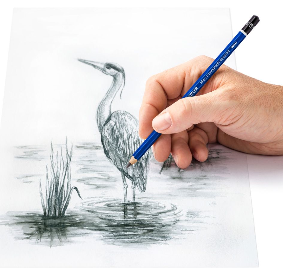 Crayons de couleur aquarellables