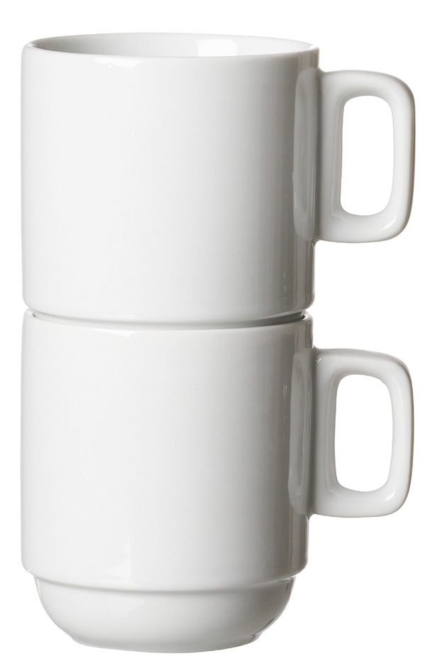 Mug BIANCO, empilable