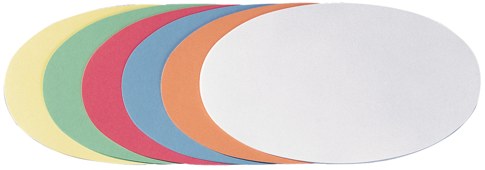 Cartes de communication, ovale