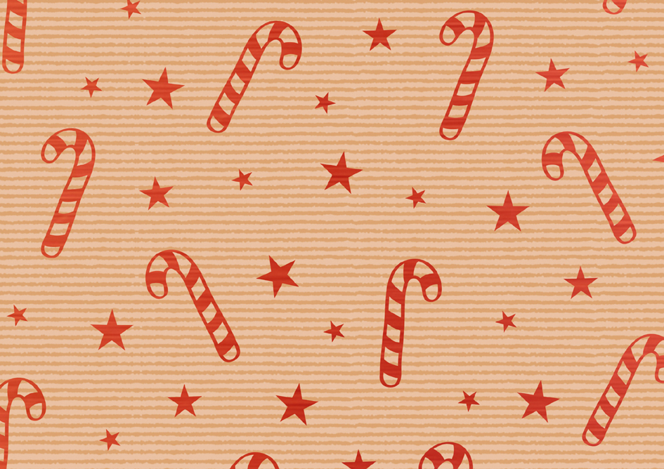 SUSY CARD Papier cadeau de Noël 'Sucre d'orge Xmas'