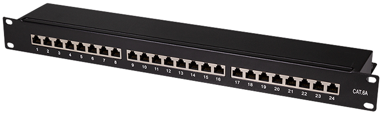 LogiLink Panneau de brassage 19' Cat.6A, 16 ports, 1 U
