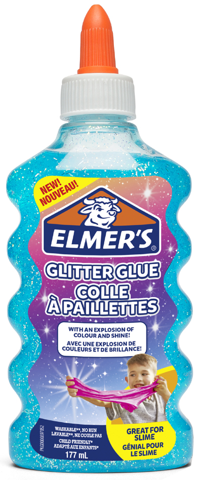 ELMER'S Colle à paillettes 'Glitter Glue', 177 ml, bleu