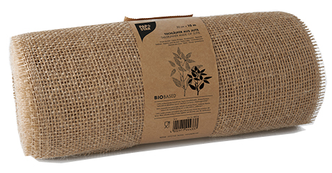 PAPSTAR Chemin de table jute, (l)0,15 x (L)10 m, naturel