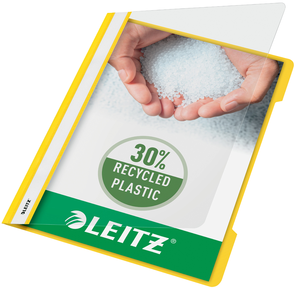 LEITZ chemise à lamelle Standard, format A4, PP, jaune