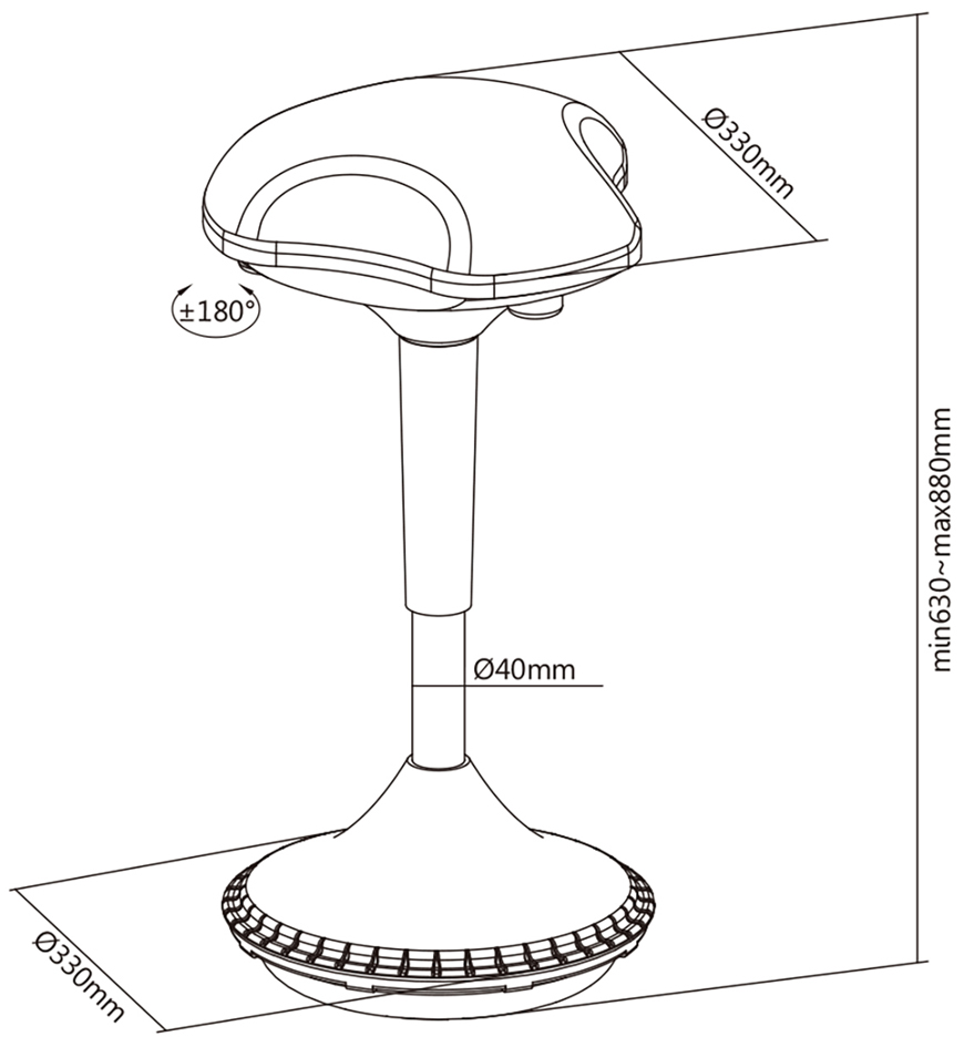 Vue détaillée : dimensions