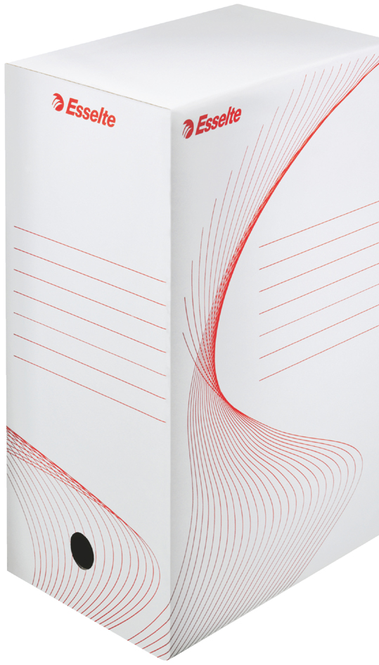 Esselte Boîte d'archives, A4, (L)150 mm, en carton, blanc