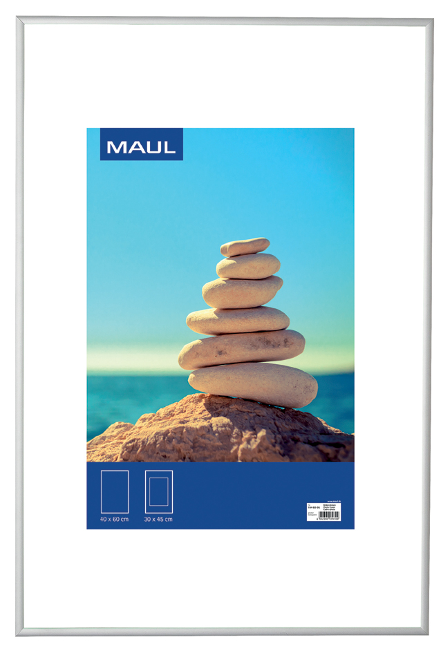 MAUL Cadre photo Aluminium, 120 x 170 mm, argent mat