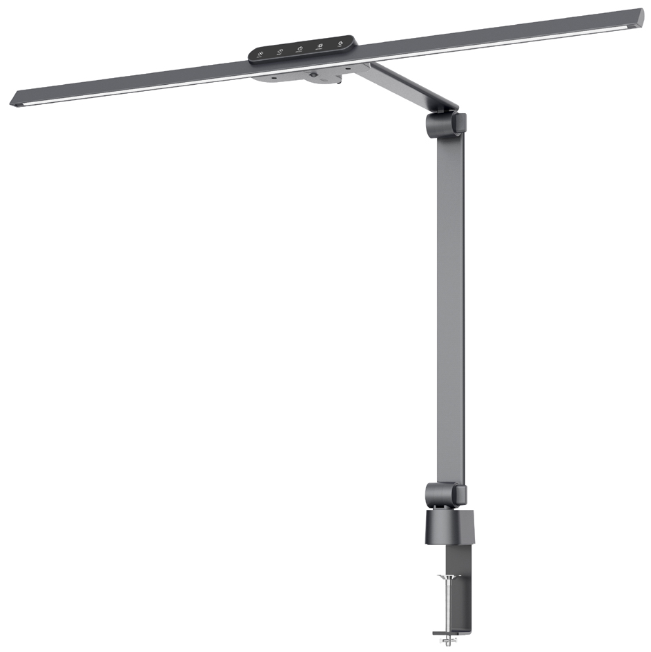 Hansa Lampe de bureau à LED 'Flow', avec pince, anthracite