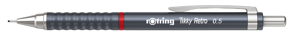 rotring Porte-mines Tikky Retro, 0,5 mm, gris