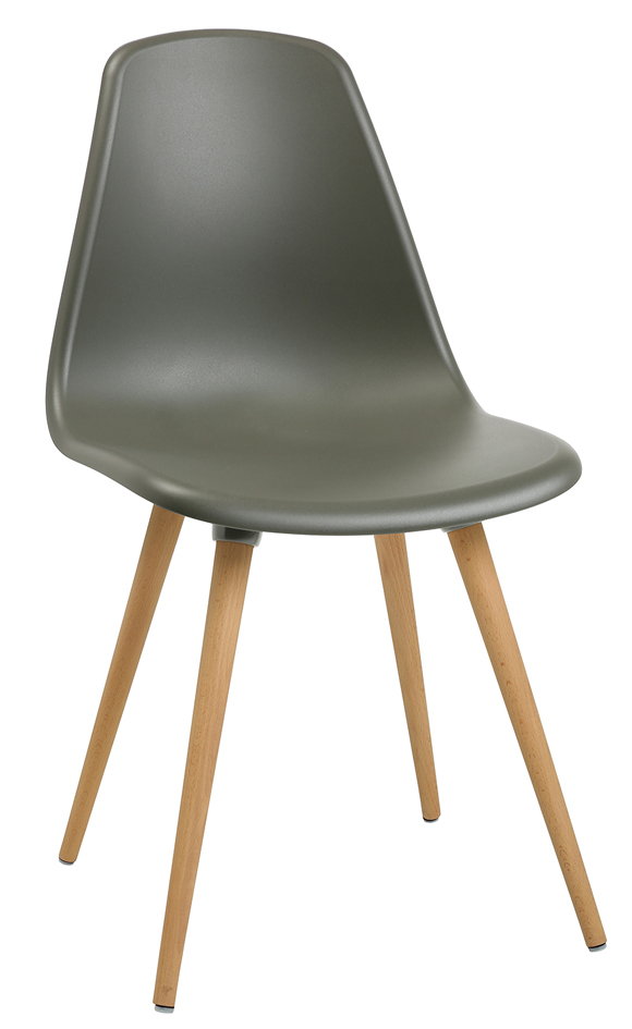 Topstar Chaise visiteur 'T 2020', gris foncé / hêtre
