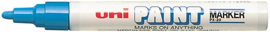 uni-ball Marqueur permanent PAINT PX20, bleu clair