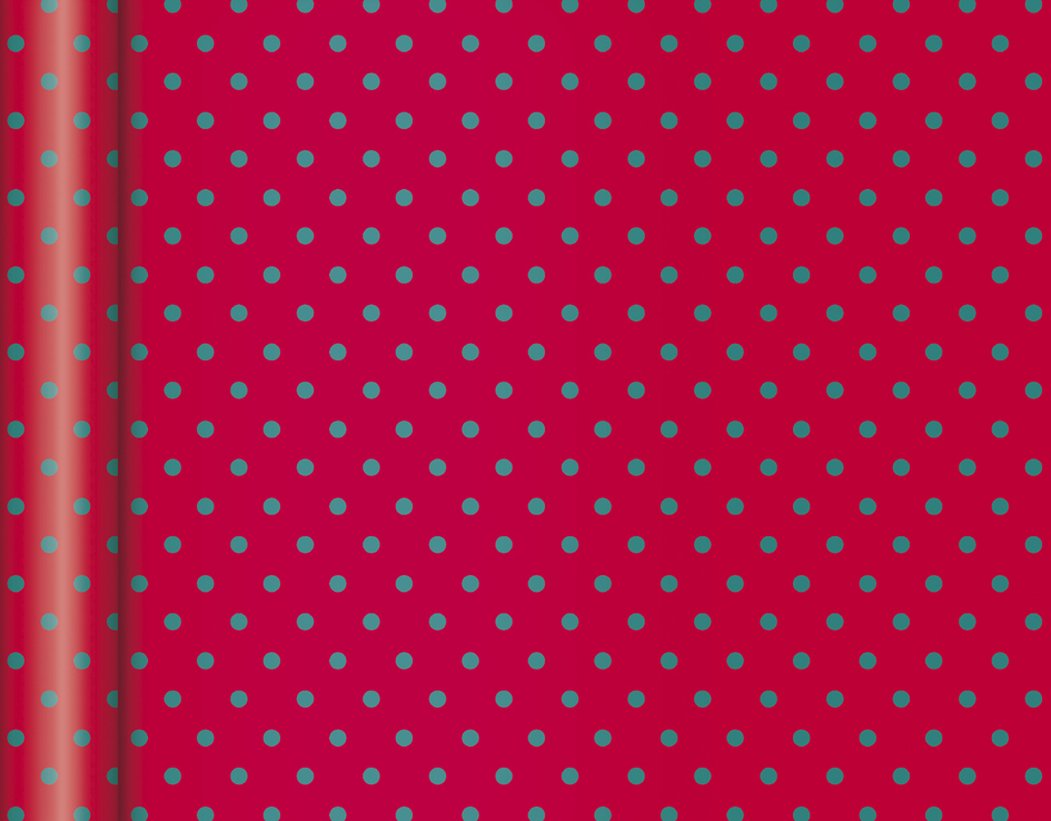 Clairefontaine Papier cadeau de Noël 'Tiny Rolls pois'