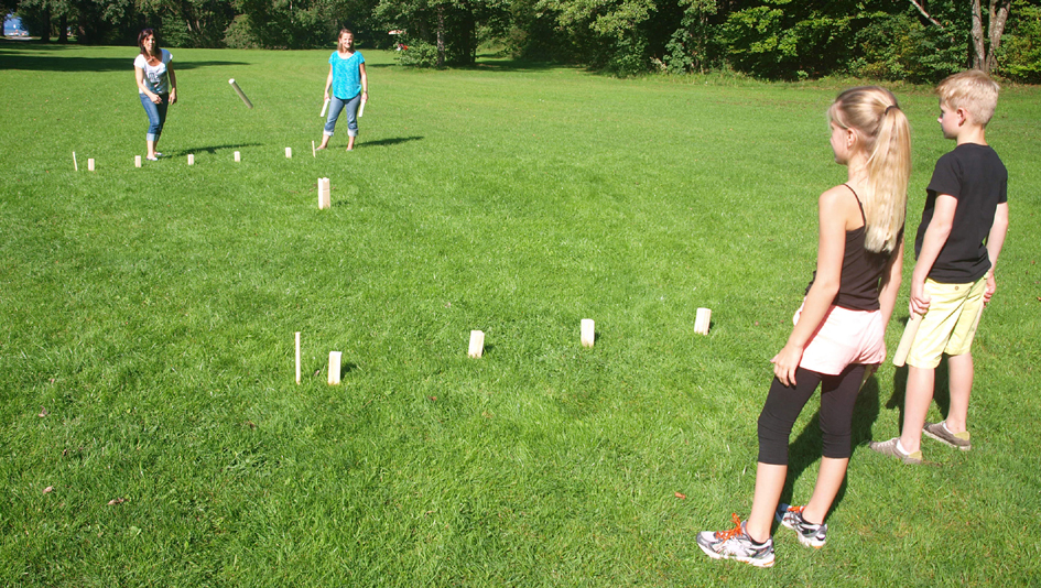 SCHILDKRÖT Jeu d'échecs suédois Kubb, en pin
