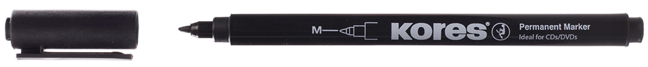 Kores Marqueur permanent 'K MARKER FINE', M, bleu