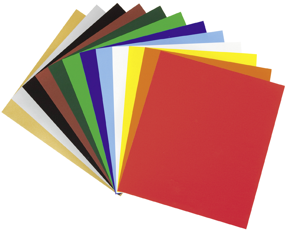Papiers colorés