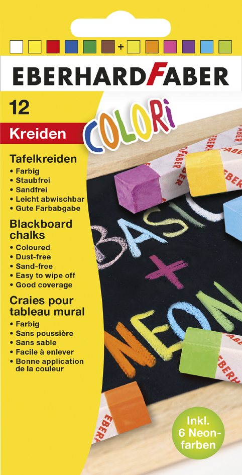 Craie pour tableau noir BASIC + FLUO