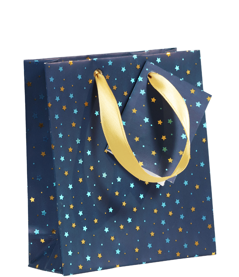 Clairefontaine Sachet cadeau de Noël 'Nuit bleutée', mini