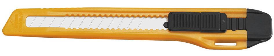WESTCOTT Cutter Office, lame: 9 mm, orange / noir