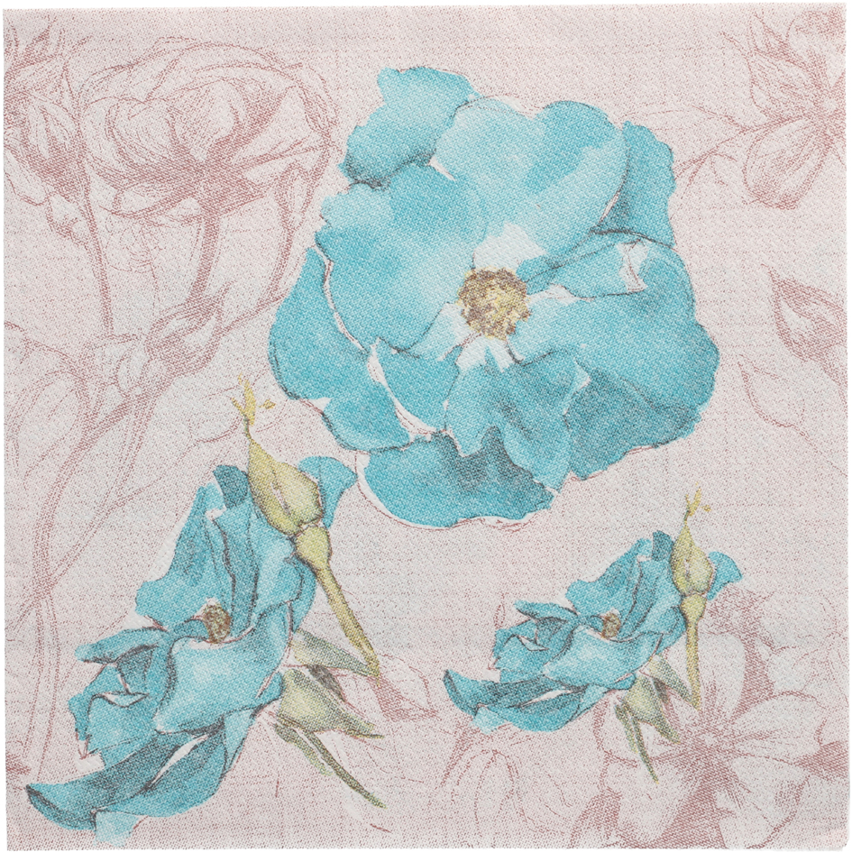 PAPSTAR Serviette à motif 'ROYAL Collection Blossom'