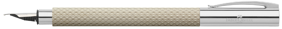 FABER-CASTELL Stylo plume Ambition OpArt White Sand