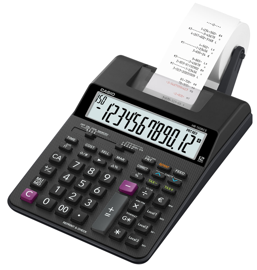 Visuel de référence: Calculatrice imprimante de bureau HR-150 RCE