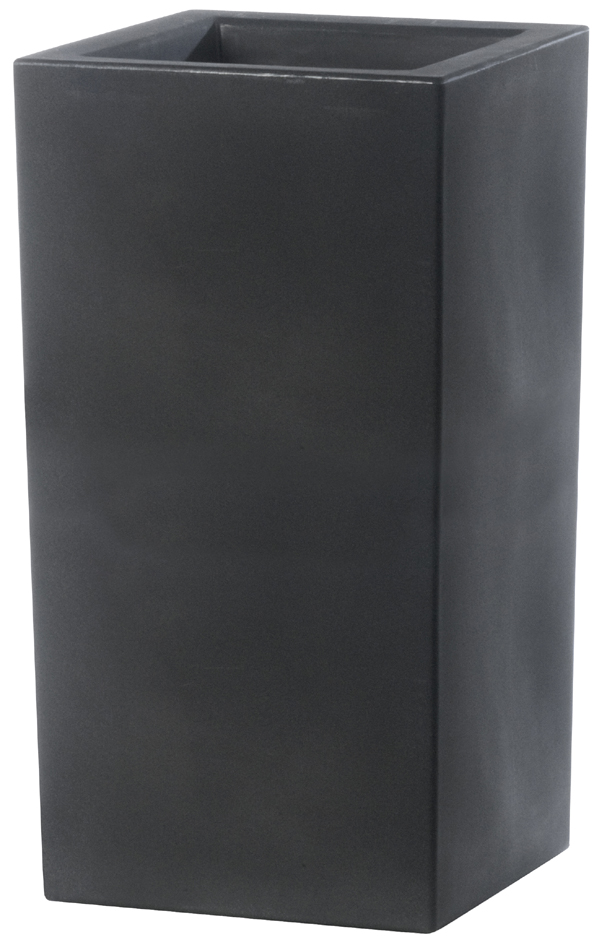 tera Colonne à plantes 'Schio Cubo Alto 80', anthracite