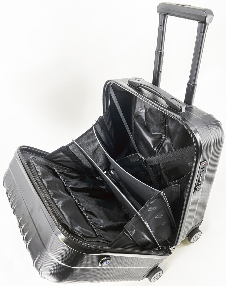 Trolley de voyage & business "2 en 1", ouvert