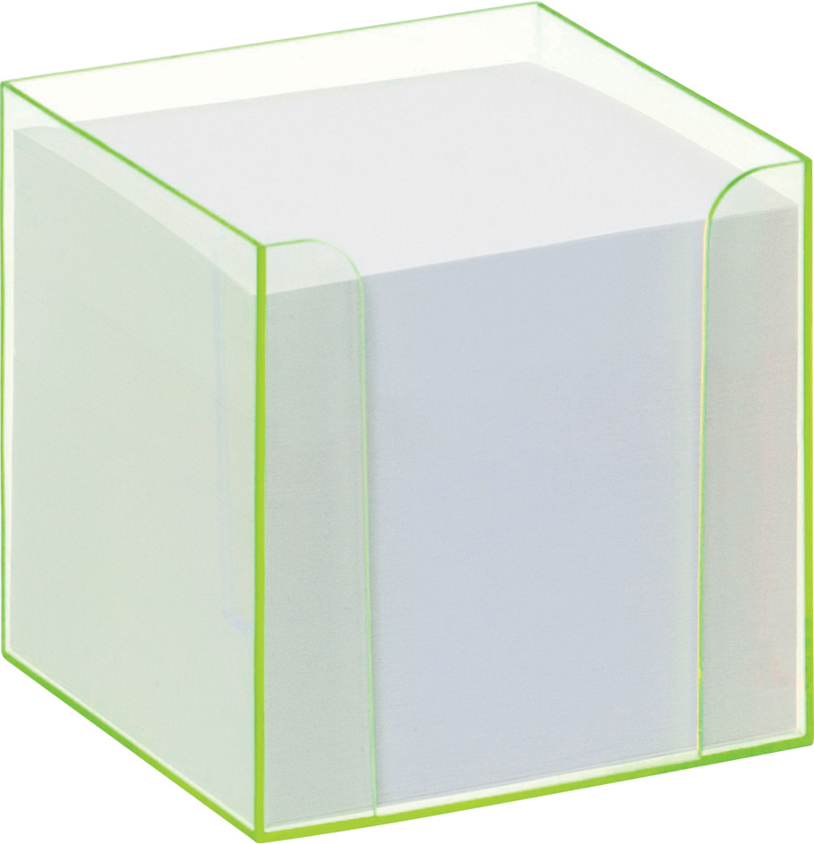 folia Bloc cube avec boîtier 'Luxbox' vert, équipé