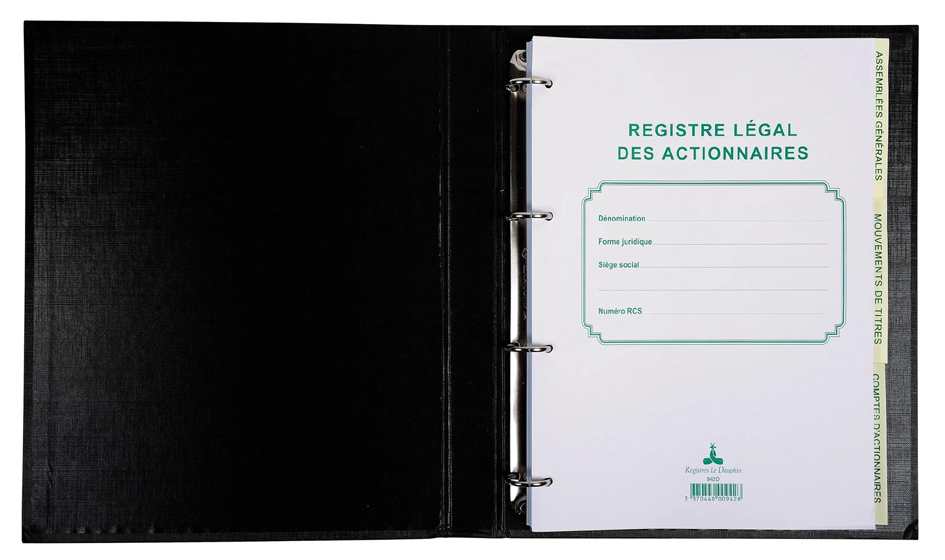 Registre Légal des actionnaires