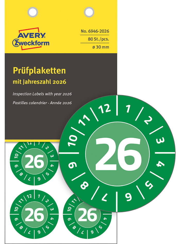 Aufdruck: Jahreszahl