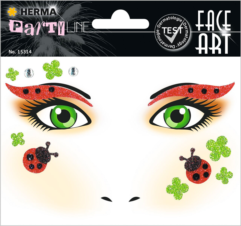 Stickers pour le visage