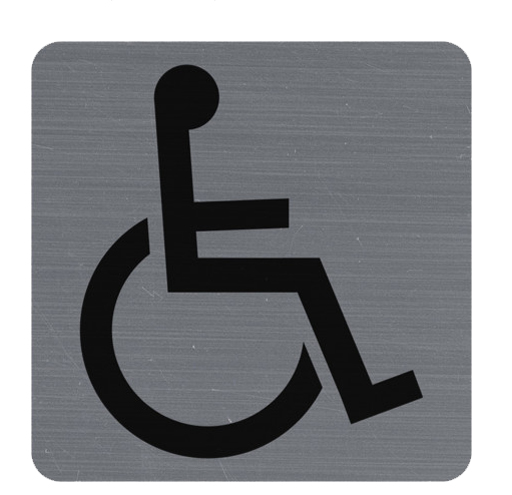 Plaque de signalisation "Handicapés"