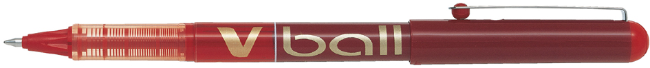 PILOT Stylo roller V Ball VB7, pointe métal, rouge