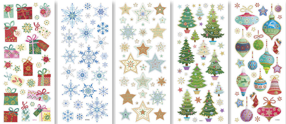 Stickers de Noel, motifs