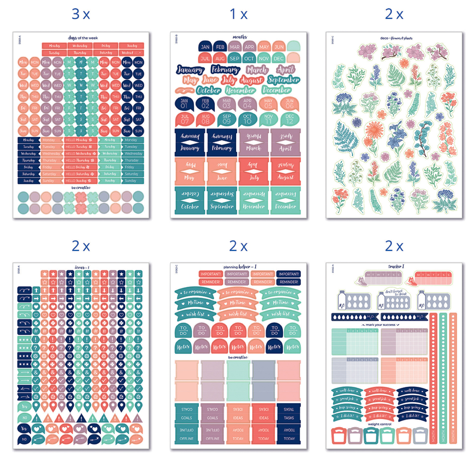 Créatifs - Stickers Lettering