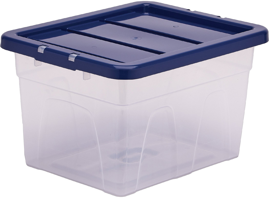 Fellowes Boîte de rangement BANKERS BOX, 22 L, transparent