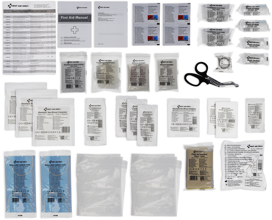 FIRST AID ONLY Boîte de premiers secours C, DIN 13157, blanc