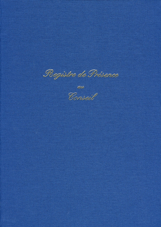 Registre "Présence au Conseil"