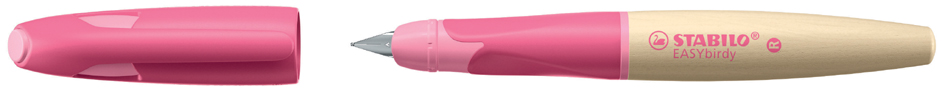 STABILO Stylo plume EASYbirdy Timber L, gaucher, rose