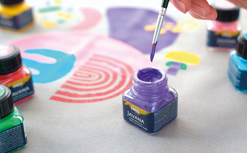 Peintures pour textiles, kit