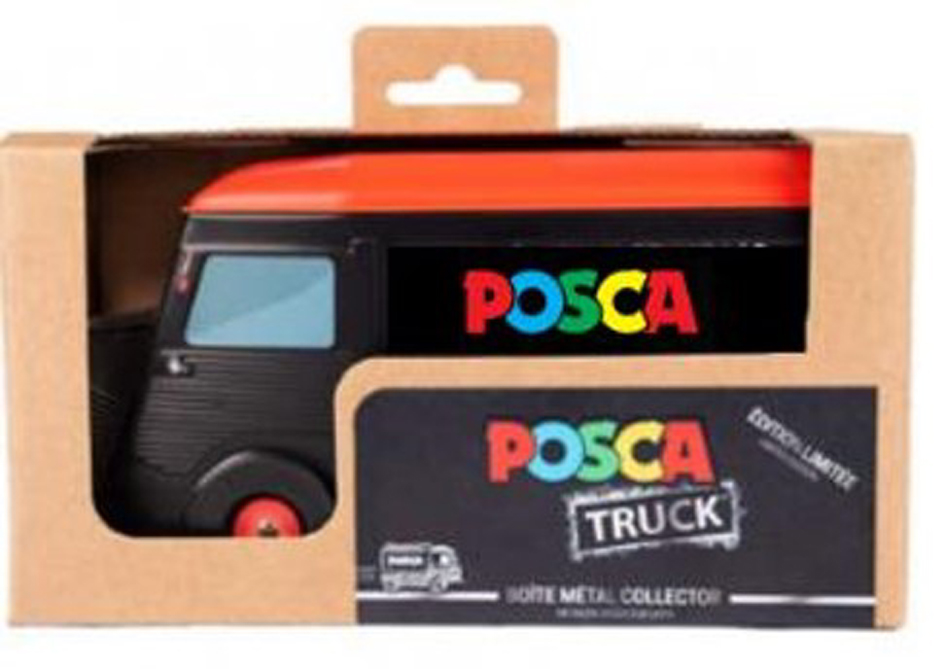 POSCA PC5M, set collecteur de 5 pièces "TRUCK 02" - emballage