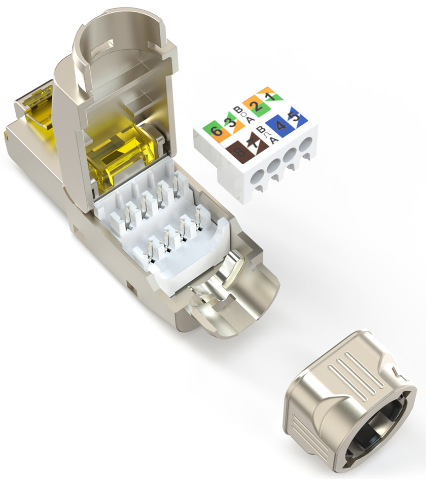 Connecteur, cat. 8.1, vue détaillée