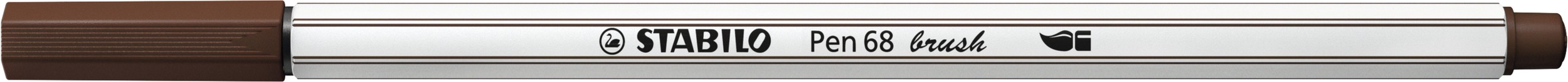 STABILO Feutre pinceau Pen 68 brush, marron