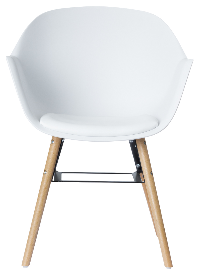Chaise visiteur "WISEMAN", blanc