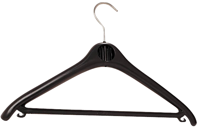 UNiLUX Cintre 'CLASSIC', en plastique, couleur: noir