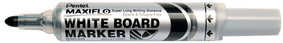 Pentel Marqueur pour tableau blanc MAXIFLO MWL5M, noir